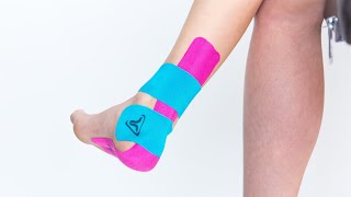 TRUETAPE® Achilles Tendonitis  Kinesiology Tape Instruction [upl. by Nocaed]