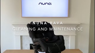 How to clean Nuna RAVA  Convertible Car Seat [upl. by Shiri]