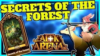 AFK ARENA SECRETS OF THE FOREST GUIDE  PEAKS OF TIME [upl. by Annawot]