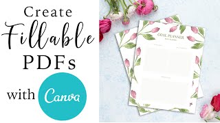 How To Create a Fillable PDF in Canva  Canva Tutorial [upl. by Emili]