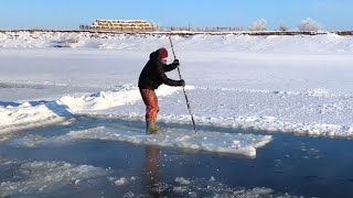 Preparing ice for drinking in the coldest inhabited place in the world  Yakutia [upl. by Melissa]