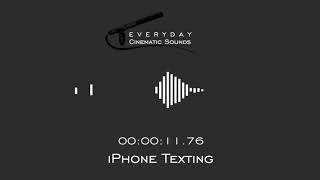 iPhone Texting  HQ Sound Effect [upl. by Casie]