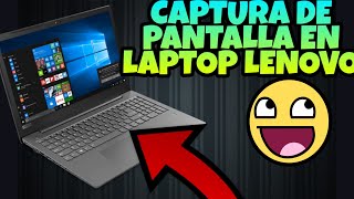 Como hacer una CAPTURA DE PANTALLA en LAPTOP LENOVO 2021 FÁCIL [upl. by Akinek609]