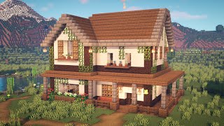 Minecraft  How to Build a Farmhouse [upl. by Nahsin945]