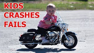 Kids fails on motorcycles 2017 [upl. by Naraa]