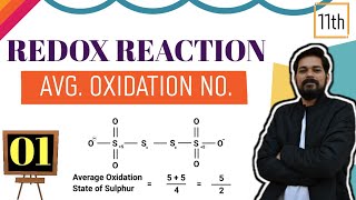 Redox Reactions Mole Concept2 । Class 11 L1  Average Oxidation Number Calculation [upl. by Tnahsin]