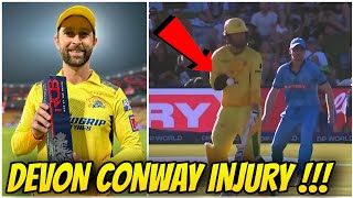 Devon Conway Injury Update  CSK IPL 2025 [upl. by Ylsew]