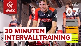 30 Minuten IndoorCycling Intervalltraining  Fat Burning Home Workout [upl. by Hcib]