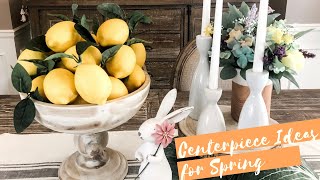 CENTERPIECE IDEAS FOR DINING TABLES  SPRING DECOR 2020 [upl. by Llehsam554]