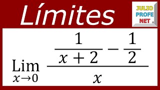 Límites algebraicos  Ej 1 [upl. by Ettari257]