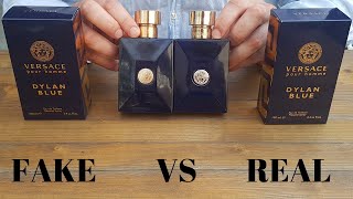 Fake vs Real Versace Dylan Blue Perfume [upl. by Devinna]