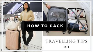 How to Pack Your Suitcase for Travel Packing Tips  Nathalee Pauline [upl. by Arymahs657]