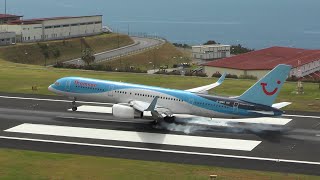 Funchal Madeira Airport Spotting ✈ Spectacular Landings amp Departures [upl. by Einohpets86]