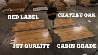 Hardwood Lumber Grades 101 4 Grades of Red Oak Explained [upl. by Nosyarg]