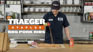 How to Cook BBQ Pork Ribs with Matt Pittman from Meat Church BBQ  Traeger Staples [upl. by Zielsdorf]