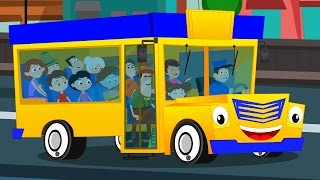 Wheels on the bus go round and round  Kids Songs And Videos [upl. by Elletse]