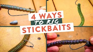 Stick Baits amp Soft Plastic Worms 4 Techniques You NEED to Master [upl. by Dosia467]