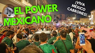 MEXICANOS CANTANDO quotGIMME THA POWERquot EN EL MUNDIAL [upl. by Phylys]