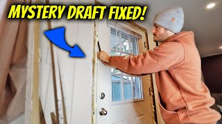 How to Fix Drafty Door and Window Trims  DIY [upl. by Laeahcim615]