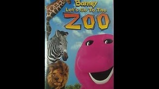 Closing to Barney Lets Go to the Zoo 2001 VHS [upl. by Dlareme256]