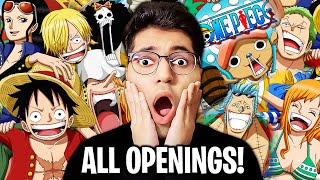 ONE PIECE Openings Reaction for the FIRST TIME 125 [upl. by Sternick]