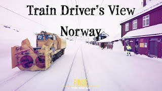 TRAIN DRIVERS VIEW Morning express from Bergen bound for Oslo [upl. by Tnafni]