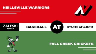 Neillsville at Fall Creek  WIAA 2021 Baseball [upl. by Solracnauj]