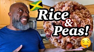 How to make Jamaican RICE and PEAS [upl. by Nowed]