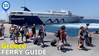 Greece Ferries  Tickets Routes Ports Boarding Seating amp Luggage [upl. by Connie]