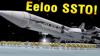 60seat Eeloo SSTO in KSP 12  no mining [upl. by Niraa565]