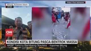 Kondisi Kota Bitung Pascabentrok Massa [upl. by Diego]