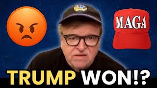 Watch MICHAEL MOORE go from EXCITED to DEVASTATED on The Election [upl. by Reisch]