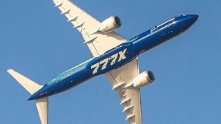 Boeing 777X FANTASTIC Flight Demo  Paris Air Show 2023 [upl. by Sibeal]