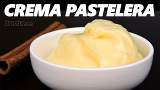 Cómo hacer Crema Pastelera fácil y rápida [upl. by Mctyre]