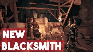 ASSASSINS CREED ODYSSEY NEW HEPHAISTOSS BLACKSMITH WORKSHOP  LOCATION amp ALL ENGRAVINGS [upl. by Townshend]