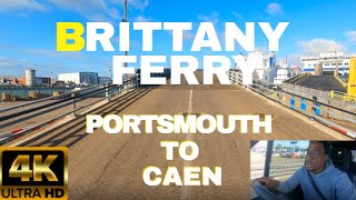 Ferry tour with Brittany Ferries  Portsmouth UK to Caen FRANCE  May 2021  from A to Z 【4K】 [upl. by Barrada431]