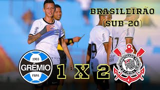 Grêmio 1 x 2 Corinthians  Melhores Momentos  Brasileirão Sub20 2023 [upl. by Fridell]