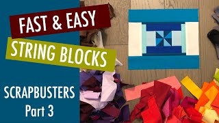 HOW TO USE YOUR SCRAPS  6 FAST amp EASY QUILT BLOCKS  QUILT TUTORIAL [upl. by Ursal]