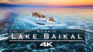 Lake Baikal Russia 🇷🇺  by drone 4K [upl. by Siraval]