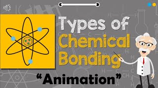 TYPES OF CHEMICAL BONDING  Animation [upl. by Yrol]