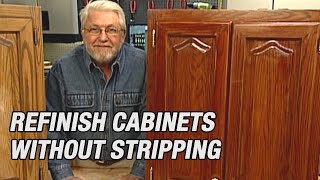 Refinish Kitchen Cabinets Without Stripping [upl. by Maximo]