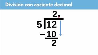 D3 Divisiones con cociente decimal [upl. by Stutzman]