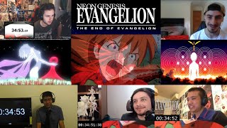 The End of Evangelion Mashup Reactions PART 1 [upl. by O'Neill638]