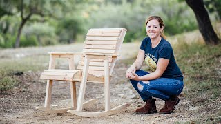 Build a Rocking Chair DIY [upl. by Jentoft128]