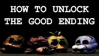 How To Get The Good Ending In FNAF 3 All MinigamesEaster Eggs  Five Nights at Freddys 3 [upl. by Ilagam]