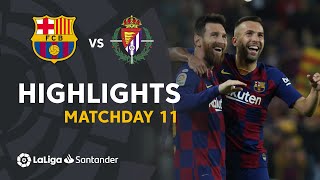 Highlights FC Barcelona vs Real Valladolid 51 [upl. by Palecek876]