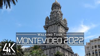 【4K 60fps】🇺🇾 VIRTUAL WALKING TOUR 🚶 «Montevideo  Uruguay 2022» 🎧 ORIGINAL SOUNDS 🚫 NO COMMENT ASMR [upl. by Eaneg]