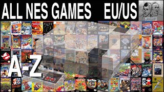 All Nintendo NES Games AZ  708 GAMES EUUSA  Compilation [upl. by Houston]