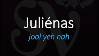 How To Pronounce Juliénas Cru Beaujolais French Wine Pronunciation [upl. by Nalo]