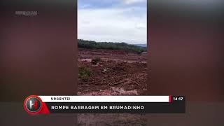 Rompimento de barragem em Brumadinho MG [upl. by Mason]